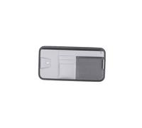 PPLKHS Porta Occhiali Auto Borsa Portaocchiali Parasole per Auto Multifunzionale Universale(Gray)