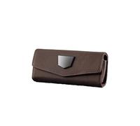 PPLKHS Porta Occhiali Auto Borsa Universale Multifunzionale per Occhiali da Auto Creativa(Dark Brown)