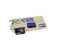 PPLKHS Porta Occhiali Auto Clip Universale Multifunzionale per Occhiali da Sole per Auto(Beige B)