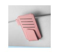 PPLKHS Porta Occhiali Auto Clip Universale Multifunzionale per Occhiali da Sole per Auto(Pink)