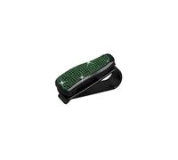PPLKHS Porta Occhiali Auto Clip Universale per Occhiali Hot Diamond Craft per Auto A Doppia Funzione 5 Pezzi(Green)
