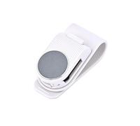 PPLKHS Porta Occhiali Auto Clip Universale per Occhiali Multifunzione A Scatto Montata Sull'auto(Clamping Type - White)