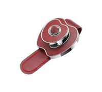 PPLKHS Porta Occhiali Auto per Serie 5 Serie 3 Serie 1 Serie 7 Serie 6 X1 X3 X5 X6 Clip per Occhiali Parasole per Auto A Forma di Mela(Red A)
