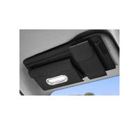 PPLKHS Porta Occhiali Auto Portaocchiali da Sole Universale Multifunzionale per Auto Contenitore per Tovaglioli di Carta(Black)