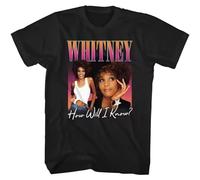 PPLKIdr666 Whitney Houston Gradient How Will I Music T Shirt