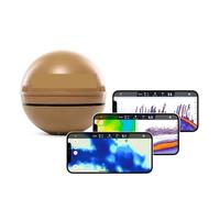 PPLOPPO Fish Finder Portatile con Sonar GPS, Fish Finder Intelligente, for Barche da Pesca Kayak/Barca/Ghiaccio