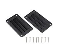 PPLOPPO Griglia di ventilazione professionale for bagno e ufficio, 2 pezzi Di lunga durata(Noir)