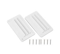 PPLOPPO Griglia di ventilazione professionale for bagno e ufficio, 2 pezzi Di lunga durata(WHITE)