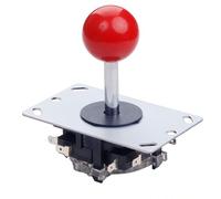 PPLOPPO Joystick Arcade da 25 pezzi, bastone combattimento a cancello rotondo a 4/8 vie for joystick Maniglia di ricambio for console for videogiochi Controllo preciso(25pcs red)