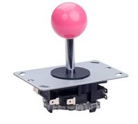 PPLOPPO Joystick Arcade da 25 pezzi, bastone combattimento a cancello rotondo a 4/8 vie for joystick Maniglia di ricambio for console for videogiochi Controllo preciso(25pcs pink)