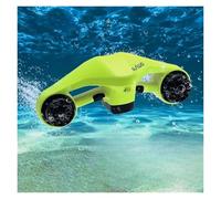 PPLOPPO Scooter Elettrico subacqueo for Adulti e Bambini, Booster for Immersioni Surf, 30 m di profondità, 3 modalità velocità, 5000 mAh, Leggero,5 kg per Le Immersioni e Lo Snorkeling(Groen)