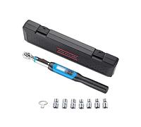 PPLOPPO Torque Wrench Chiave dinamometrica digitale 3/8in Testa a cricchetto bidirezionale Utensili manuali for la riparazione di biciclette regolabili professionali 1,5-30/4,2-85 Nm(1.5-30 N-m)