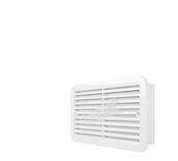 PPLOPPO Ventola di ventilazione silenziosa montata a 12 V, ventola laterale for frigorifero e doppia finestra Di lunga durata(WHITE)