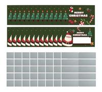 Ppmter 100 Pezzi di Biglietti Gratta E Vinci Natalizi, Biglietti Gratta E Vinci Vuoti per Le Vacanze di Natale per Piccole Imprese, Ristoranti, Insegnanti, Forniture per Biglietti della