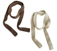 Ppmter 2 Pezzi di Sciarpa Lavorata a Maglia per, Sciarpa Lunga E Sottile Lavorata a Maglia, Sciarpe Invernali, Foulard, Sciarpe Strette, Accessori Y2k