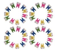 Ppmter 50 Mini Gomme per Bambini, Simpatiche Gomme Cancellare a Forma di Denti, novità dei Cartoni Animati, Bomboniere a Tema Denti, Premi per Scuola, Regali