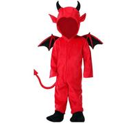 Ppmter Costume Diavolo per Bambini, Tuta Diavoletto, Divertenti Abiti Cosplay per Ragazze E Ragazzi, Festa di Halloween.