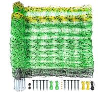 PPOLB Rete per recinzione elettrica: 120 cm di altezza x 40 cm di lunghezza, rete portatile mobile per agnelli, cani, cervi, animali più grandi, recinzioni elettriche per cortili, cortili, fattorie