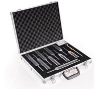 PPOLB Solfeggio Diapason Set 9 Forchette Solfeggio per Guarigione, Terapia del Suono, 6 Frequenze Standard e 3 Frequenze Mancanti Set con Attivatore Diapason e Confezione Regalo