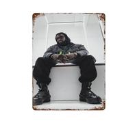 PPOXXFFE Damso Singer PosterWall Decor Art Metal Tin Poster Modern Bar Decorations40x30cm