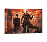 PPOXXFFE Poster decorativo da parete con Sherlock Holmes, stampa artistica moderna su tela, poster decorativo per camera da letto, per camera da letto (50 x 75 cm)