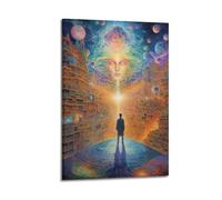 PPOXXFFE Poster decorativo da parete con stampa artistica su tela, motivo: The Void, moderno, per camera da letto, 40 x 60 cm