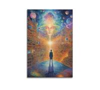 PPOXXFFE Poster decorativo da parete con stampa artistica su tela, motivo: The Void, moderno, per camera da letto, 40 x 60 cm