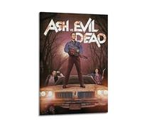 PPOXXFFE Poster decorativo da parete su tela, motivo: Ash Vs Evil Dead, stampa moderna, per camera da letto, 50 x 75 cm