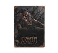 PPOXXFFE Poster del film Hunter Craven Decorazione da parete Art Metal Tin Poster Modern Bar Decorations40x30cm