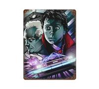 PPOXXFFE Poster del film Ritorno al futuro Decorazione da parete Art Metal Tin Poster Modern Bar Decorations40x30cm