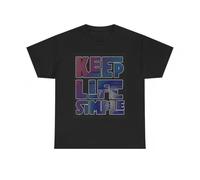 PPPeedsss22 Keep Life Simple Graphic T Shirt Unisex Heavy