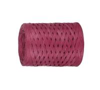 PPQIRU 4 Rotoli da 200 m di Nastro Rafia for Confezioni Regalo, bricolage e Compleanni per Confezioni(Red)