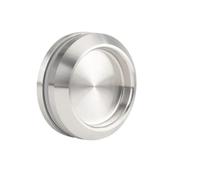 PPQIRU Maniglia for porta scorrevole in vetro rotonda invisibile da 2 pezzi for Push-Pull for dell'armadio doccia senza trapano Per Bagno(Color2)