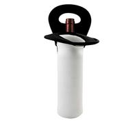 PPQIRU Pacchetto di raffreddamento for borsa da vino for una bottiglia Borsa riutilizzabile for il trasporto refrigerante for matrimonio Compleanno Per bottiglie di vino(White)