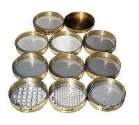 PPQIRU Setaccio da Giardino in Metallo Set di Setacci PE 1 Set Setaccio for Terreno Grandi enigmi da Giardino Setacci for Test Mesh Riddle for Attrezzi Giardinaggio