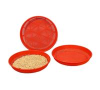 PPQIRU Setaccio da Giardino in Metallo Set di Setacci PE 3 Pezzi Setacci Portatili for Compost Terreno a Rete in plastica con Sabbia Setaccio for a Accessori for piantare Piante da Giardino