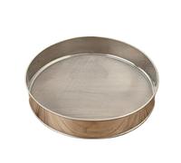 PPQIRU Setaccio da Giardino in Metallo Set di Setacci PE Accessori for Attrezzi da Giardinaggio Setaccio Cucina Farina tè Pasta Utensili Terreno Rete in Acciaio Inossidabile(12cm)