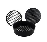 PPQIRU Setaccio da Giardino in Metallo Set di Setacci PE Setacci for Terreno da Giardino a Rete Vaschetta Intercambiabile Setaccio for Multiuso Leggero Classificatori for setacciatura a