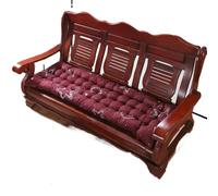PPQIRU Spessore Panca Cuscino del Sedile Schienale Sedia Lungo Cuscini Divano Tatami Decorativo(Meteor dark red,48x150cm)