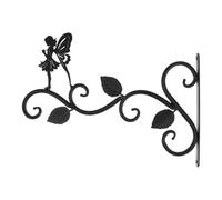 PPQIRU Staffe Per Cesti Appesi 2 Pcs Iron Plant Hanger Bracket 11.8inch Hanging Hooks Rustic Home Decor for Indoor Outdoor for Flower Baskets Wind Chimes