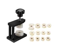 PPQIRU Strumenti for pressare la cassa dell'orologio Stampi for orologi Copri anteriore e posteriore in cristallo Pressa a vite Pressatore Chiudi del kit di riparazione for orologiai Per Orologiai