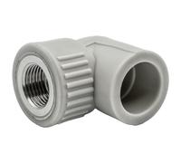 PPR 20 25 32 40 Tecnica di Saldatura PP-R Curva Raccordo a T Manicotto Bypass Adattatore Angolo (Curva 90° IG, 25mm x 1/2")