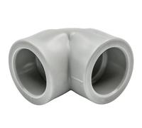 PPR 20 25 32 40 Tecnica di Saldatura PP-R Curva Raccordo a T Manicotto Bypass Adattatore Angolo (Curva 90° IG - IG, 25mm)