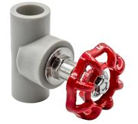 PPR 20 25 32 40 Tecnica di Saldatura PP-R Curva Raccordo a T Manicotto Bypass Adattatore Angolo (Valvola, 20mm)