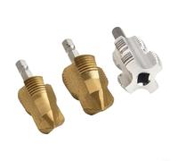 PPR - Apriscatole interne per tubi dell'acqua con punta da trapano a gradini, espansore con gambo esagonale per tubi in plastica PVC da 1/2 e 3/4 pollici, espansione del foro 2 in 1 e strumento di