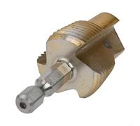 PPR - Punta da trapano a gradini con gambo esagonale per espansione e maschiatura del tubo dell'acqua, strumento di espansione in metallo 2 in 1 per idraulici, 6,35 mm (B)