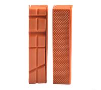 PPT - Morsa da banco in materiale per cuscinetti, ganasce in alluminio fortemente magnetiche, 4 ganasce protettive per morsa da 10,2 cm (10,2 cm arancione)