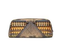 PPTHSNVB Astuccio per matite Museo del Louvre a Parigi, astuccio con cerniera, astuccio in pelle di grande capacità, astuccio portatile per trucchi per donne e uomini
