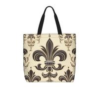 PPTHSNVB Borsa tote da donna riutilizzabile per la spesa borse della spesa Fleur-de-Lis e cappotto braccia cavaliere borse a tracolla borsa borsa weekend borsa