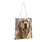 PPTHSNVB Cool Cheetah Leopard Canvas Tote Bag per le Donne Riutilizzabili Shopping Borse della spesa con Manici Borse di Panno, Cane, One Size